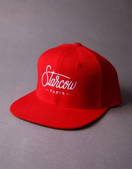 starcow-logo-snapback-cap-red